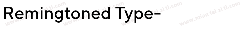 Remingtoned Type字体转换